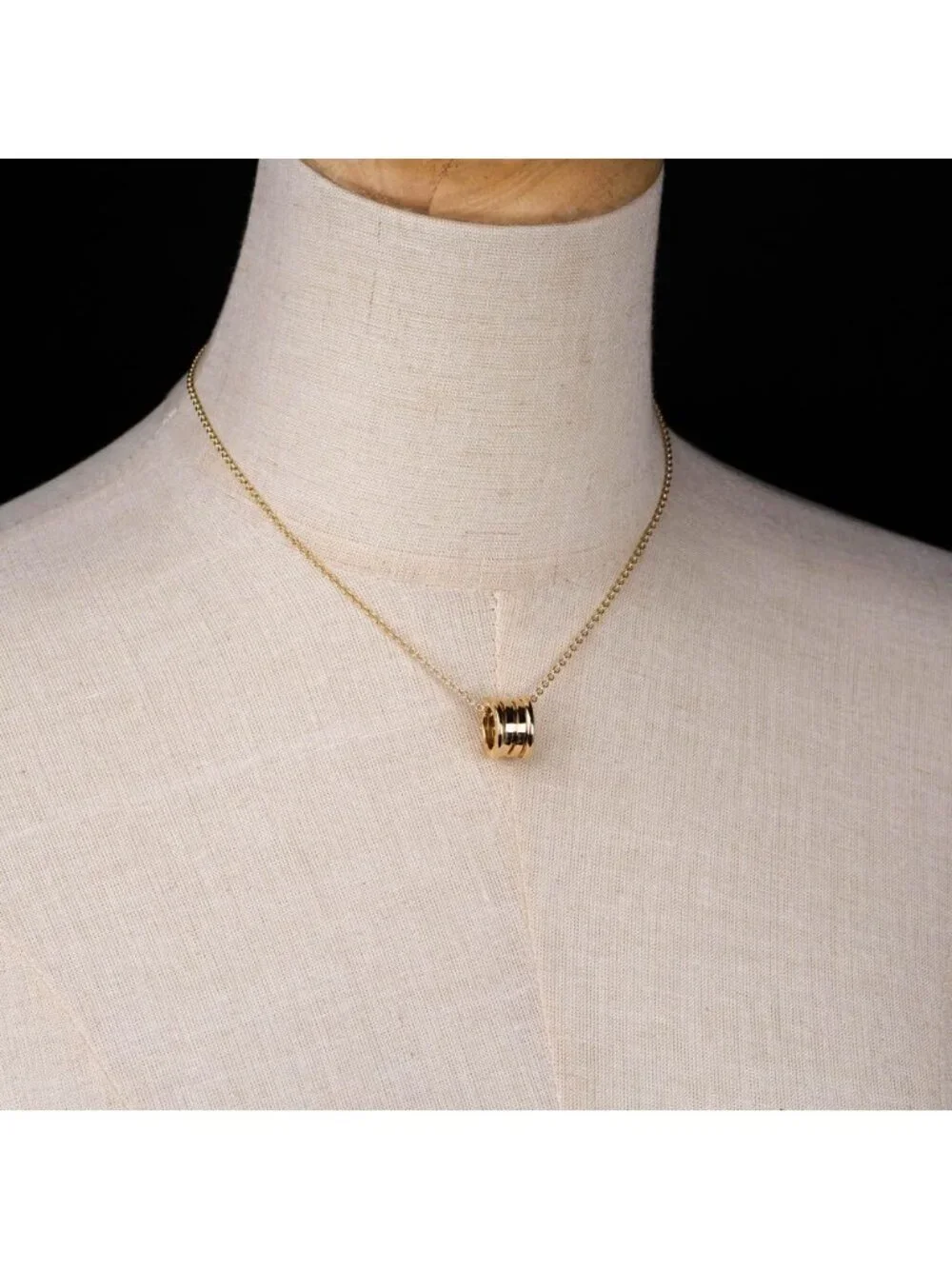 Bvlgari B.zero1 Necklace 18K Gold 40 Pendant